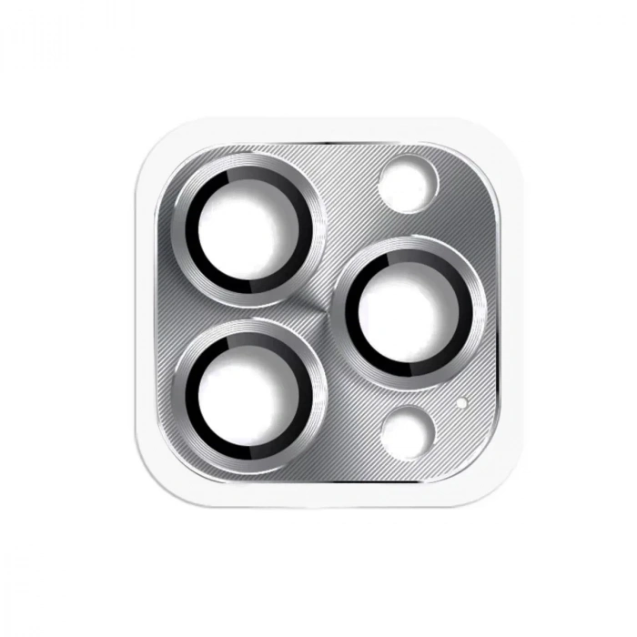 Mey İthalat®  iPhone 16 Pro Max Pers Alüminyum Kamera Lens - Gri