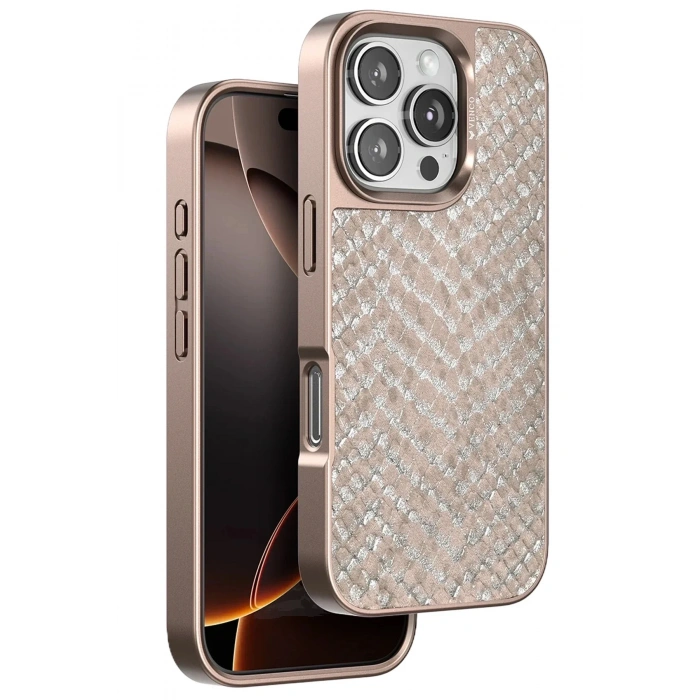 Mey İthalat®  iPhone 16 Pro Viper Kapak - Titan Gri