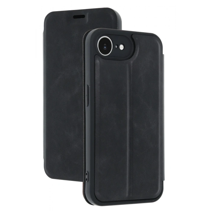 Mey İthalat®  iPhone 16E Kılıf Flip Cover - Siyah