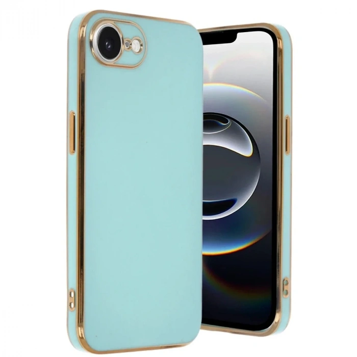 Mey İthalat®  iPhone 16E Kılıf Volet Silikon - Açık Yeşil