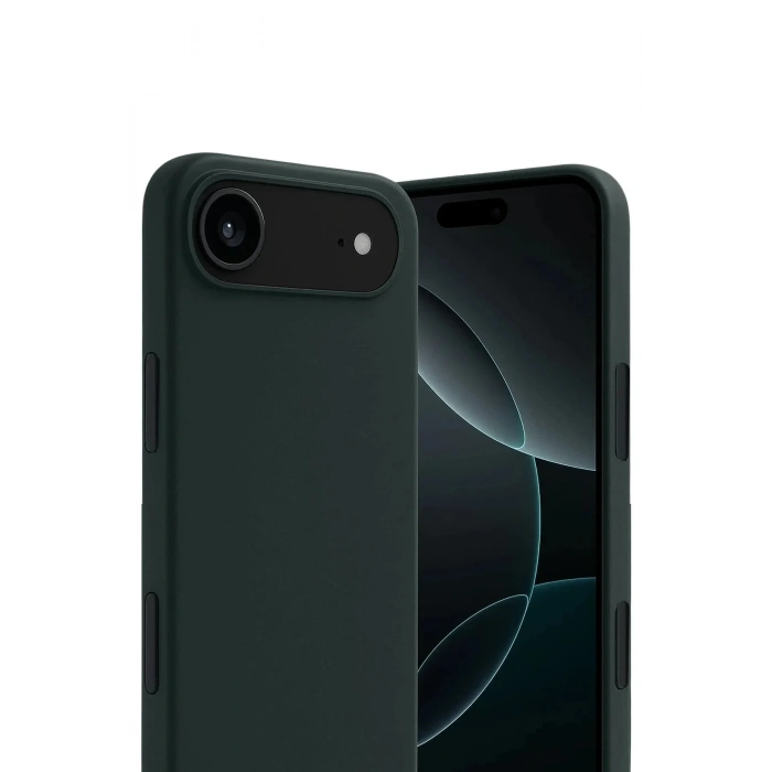 Mey İthalat®   iPhone 17 Air First Silikon - Koyu Yeşil