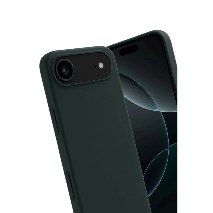 Mey İthalat®   iPhone 17 Air First Silikon - Koyu Yeşil