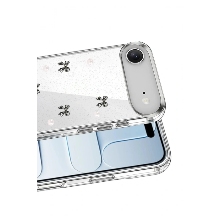 Mey İthalat®   iPhone 17 Air Fiyonk Desenli Kapak - Desen 8