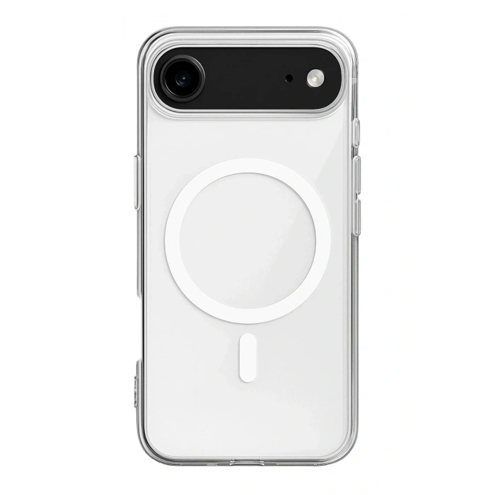 Mey İthalat®  iPhone 17 Air Kılıf Magneticsafe Şeffaf Silikon - Şeffaf