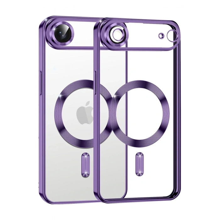 Mey İthalat®   iPhone 17 Air Kross Magneticsafe Kapak - Mor