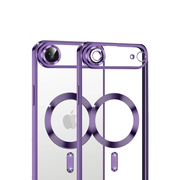 Mey İthalat®   iPhone 17 Air Kross Magneticsafe Kapak - Mor