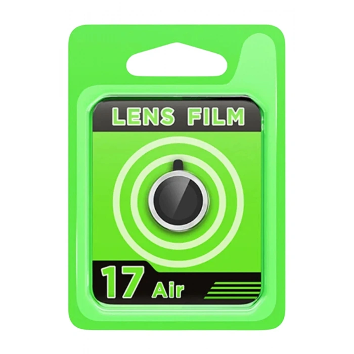 Mey İthalat®   iPhone 17 Air Raze Metal Kamera Lens - Gümüş