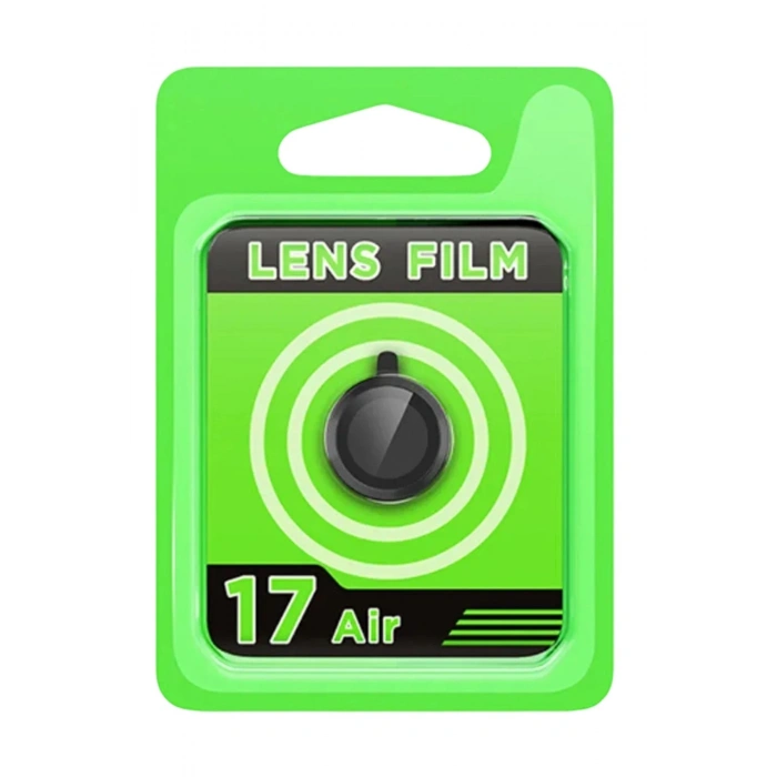 Mey İthalat®   iPhone 17 Air Raze Metal Kamera Lens - Siyah
