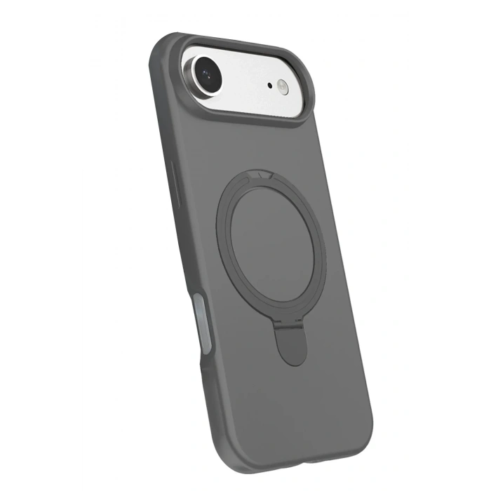 Mey İthalat®   iPhone 17 Air Regal Magsafe Standlı Kapak - Titan Gri