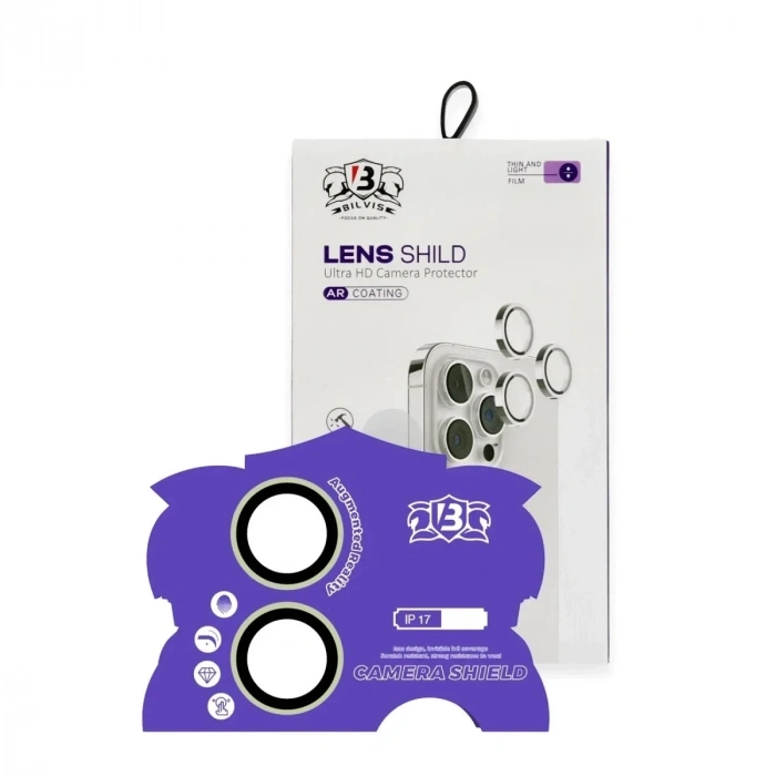 Mey İthalat®   iPhone 17 Bilvis Titan Kamera Lens - Açık Yeşil
