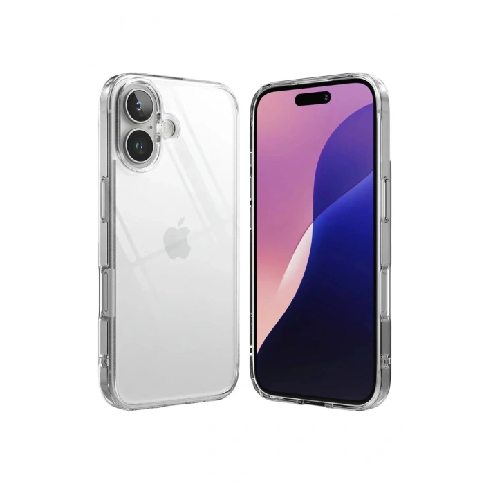 Mey İthalat®   iPhone 17 Lüx Şeffaf Silikon - Şeffaf