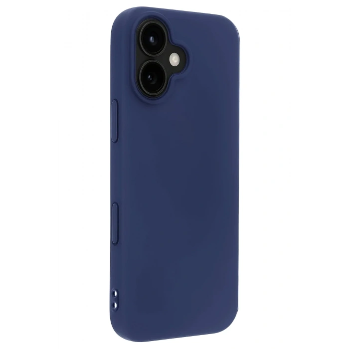 Mey İthalat®   iPhone 17 Nano içi Kadife Silikon - Lacivert