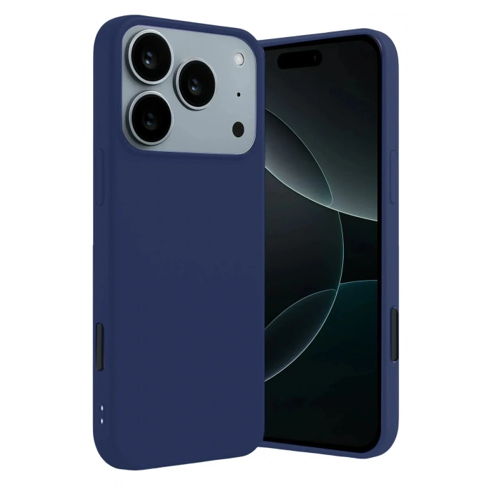 Mey İthalat®   iPhone 17 Pro First Silikon - Lacivert
