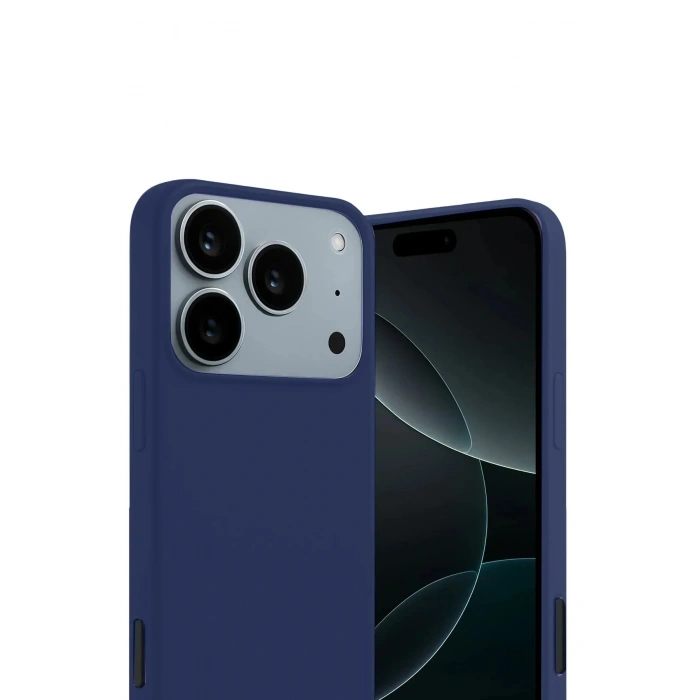 Mey İthalat®   iPhone 17 Pro First Silikon - Lacivert