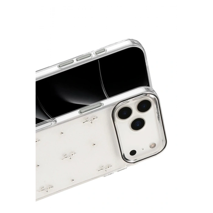 Mey İthalat®   iPhone 17 Pro Fiyonk Desenli Kapak - Desen 4