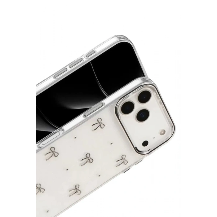 Mey İthalat®   iPhone 17 Pro Fiyonk Desenli Kapak - Desen 5