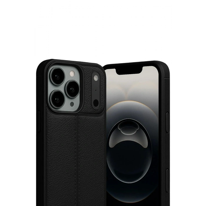 Mey İthalat®   iPhone 17 Pro Max Auto Focus Kapak - Siyah