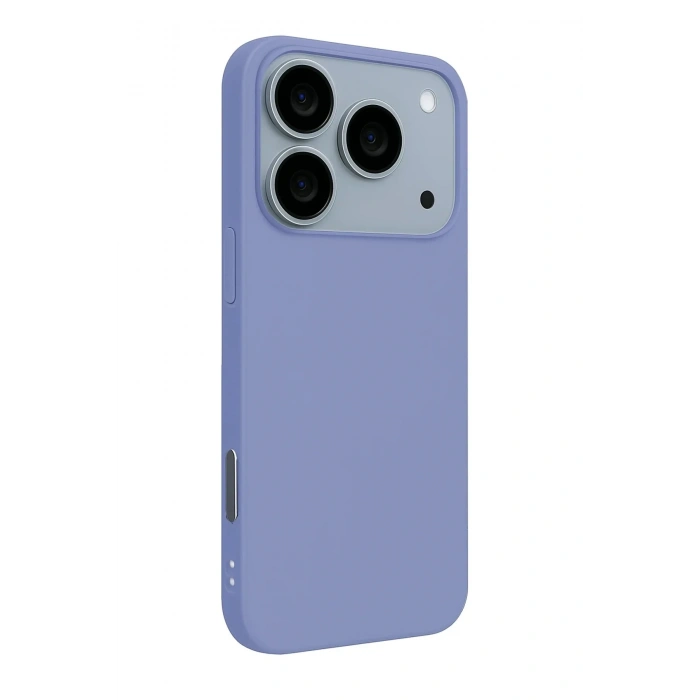 Mey İthalat®   iPhone 17 Pro Nano içi Kadife Silikon - Lila