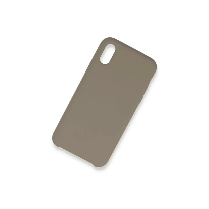 Mey İthalat®  iPhone XS Max Kılıf Lansman Legant Silikon - Bej