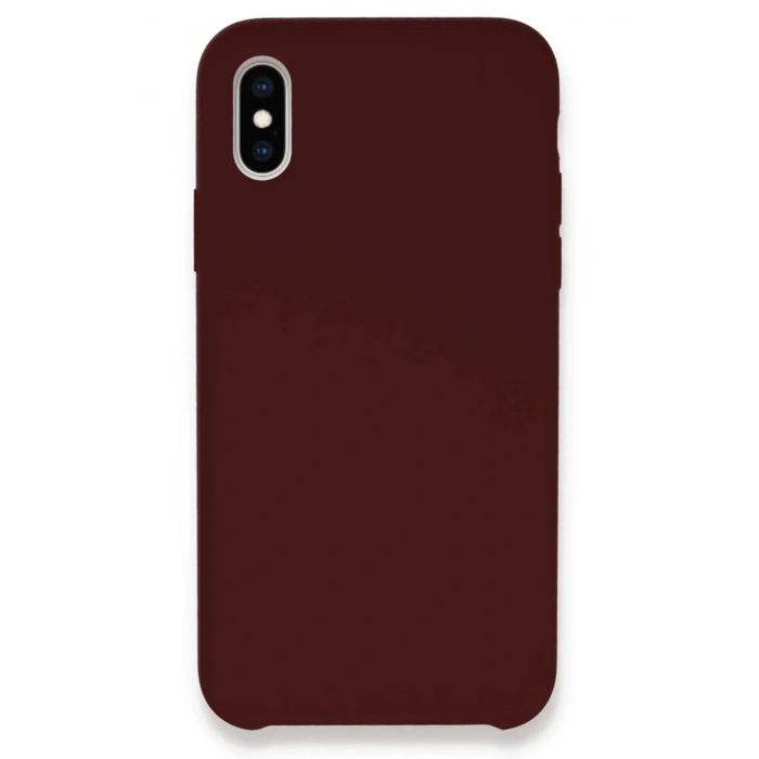 Mey İthalat®  iPhone XS Max Kılıf Lansman Legant Silikon - Bordo