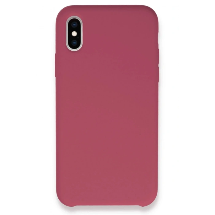Mey İthalat®  iPhone XS Max Kılıf Lansman Legant Silikon - Fuşya