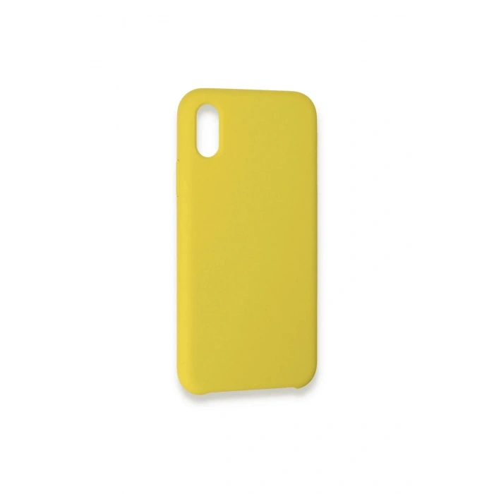 Mey İthalat®  iPhone XS Max Kılıf Lansman Legant Silikon - Sarı
