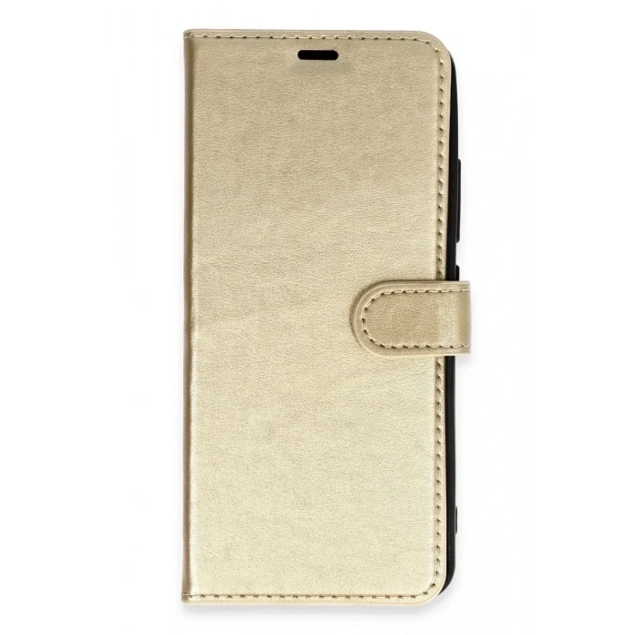 Mey İthalat®   iPhone XS Max Trend S Plus Kapaklı Kılıf - Gold