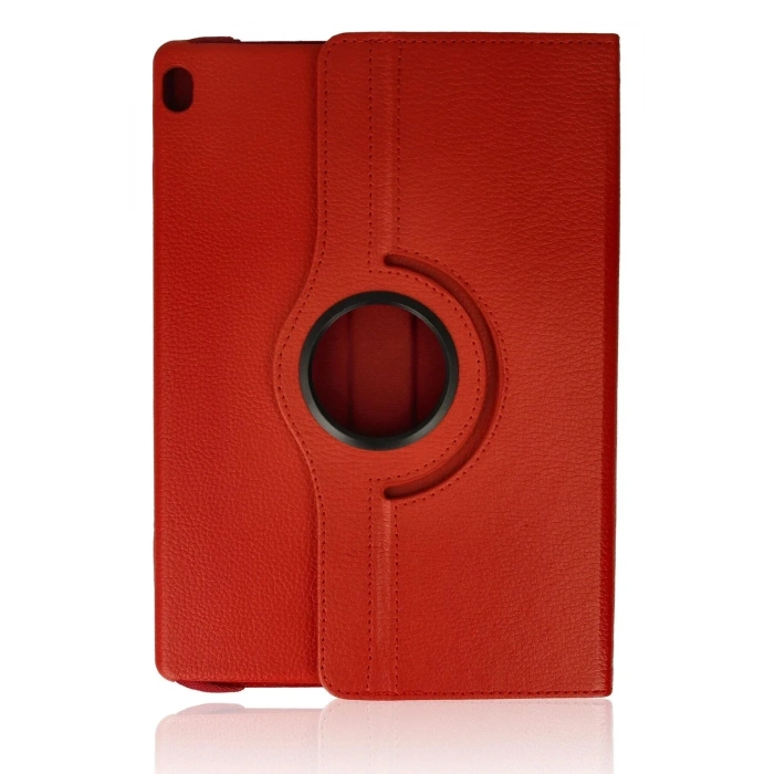 Mey İthalat®  Lenovo M10 X505F Kılıf 360 Tablet Deri Kılıf - Kırmızı