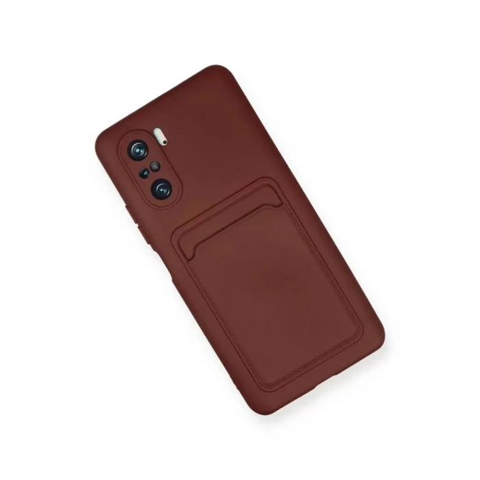 Mey İthalat®   Mi 11i Kılıf Kelvin Kartvizitli Silikon - Bordo