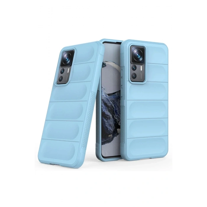 Mey İthalat®   Mi 12T Pro Kılıf Optimum Silikon - Sky Blue