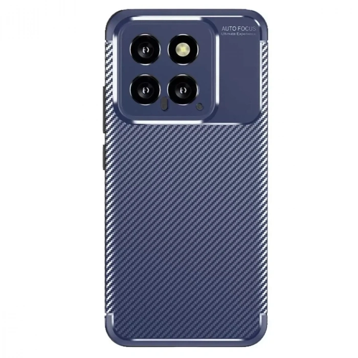 Mey İthalat®   Mi 14T Kılıf Auto Focus Karbon Kapak - Lacivert