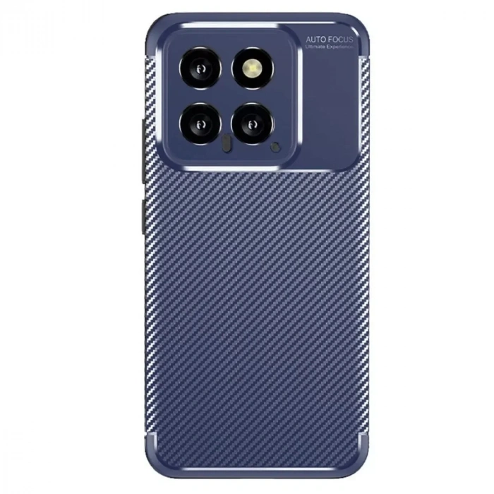 Mey İthalat®   Mi 14T Kılıf Auto Focus Karbon Kapak - Lacivert