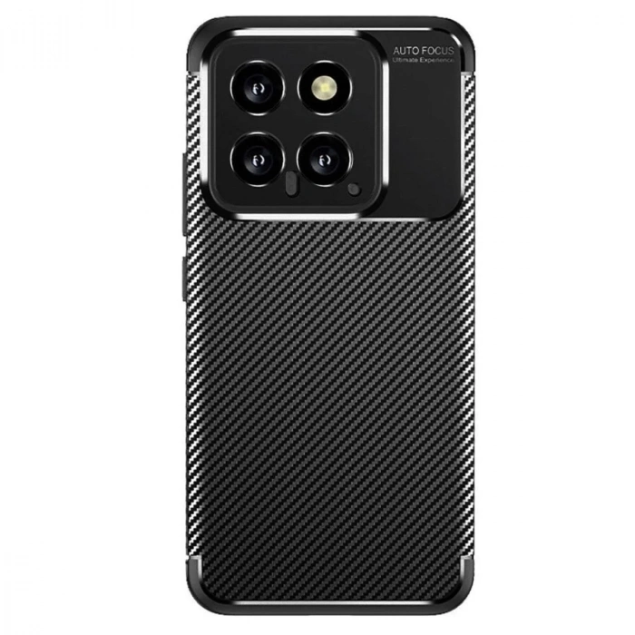Mey İthalat®   Mi 14T Kılıf Auto Focus Karbon Kapak - Siyah