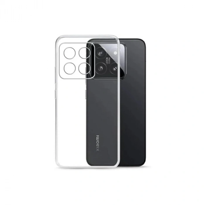 Mey İthalat®   Mi 15 Pro Kılıf Lüx Şeffaf Silikon