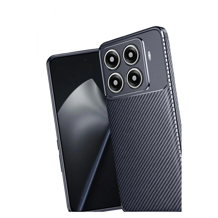 Mey İthalat®   Mi 15T Pro Auto Focus Karbon Kapak - Lacivert