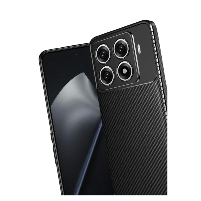 Mey İthalat®   Mi 15T Pro Auto Focus Karbon Kapak - Siyah