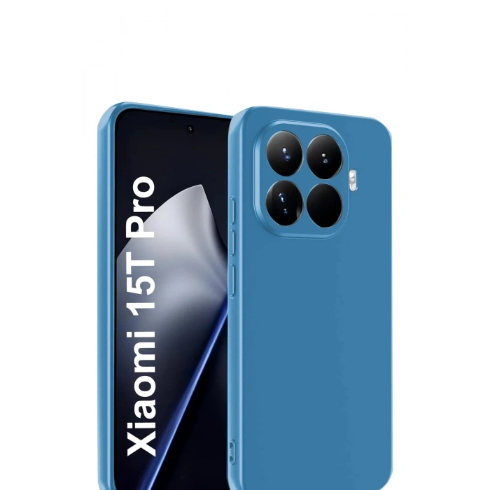 Mey İthalat®   Mi 15T Pro First Silikon - Mavi