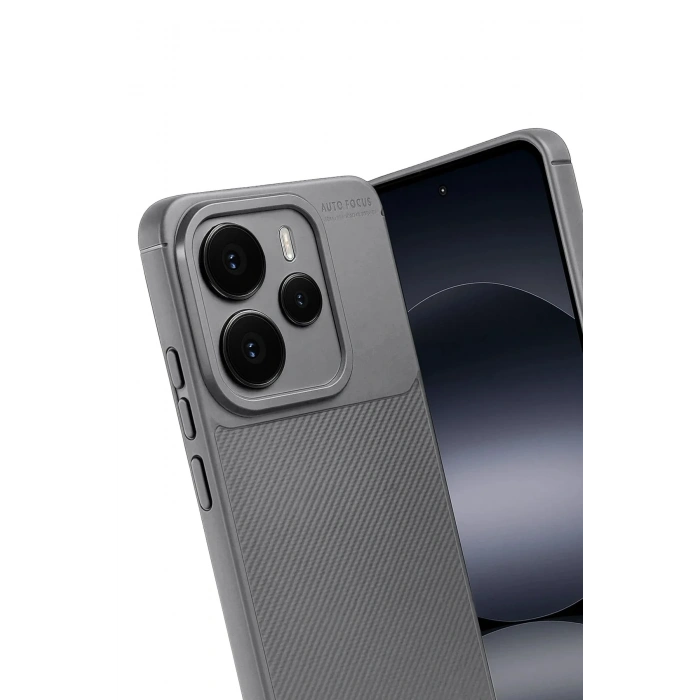 Mey İthalat®   Note 14 5G Auto Focus Karbon Kapak - Gri