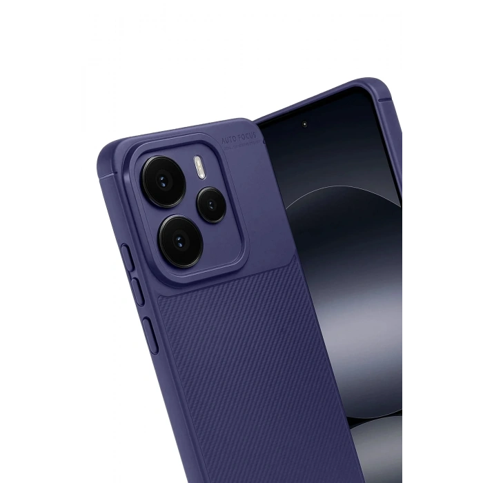 Mey İthalat®   Note 14 5G Auto Focus Karbon Kapak - Lacivert