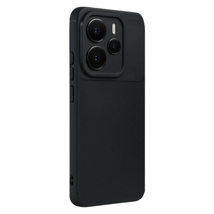 Mey İthalat®   Note 14 5G Auto Focus Karbon Kapak - Siyah