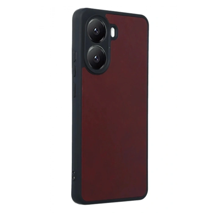 Mey İthalat®   Poco X7 Pro Kılıf Aras Deri Kapak - Bordo