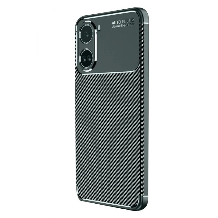 Mey İthalat®   Poco X7 Pro Kılıf Auto Focus Karbon Kapak - Koyu Yeşil