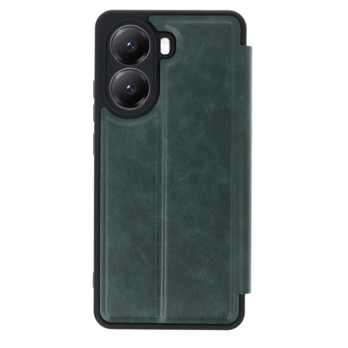 Mey İthalat®   Poco X7 Pro Kılıf Flip Cover - Koyu Yeşil
