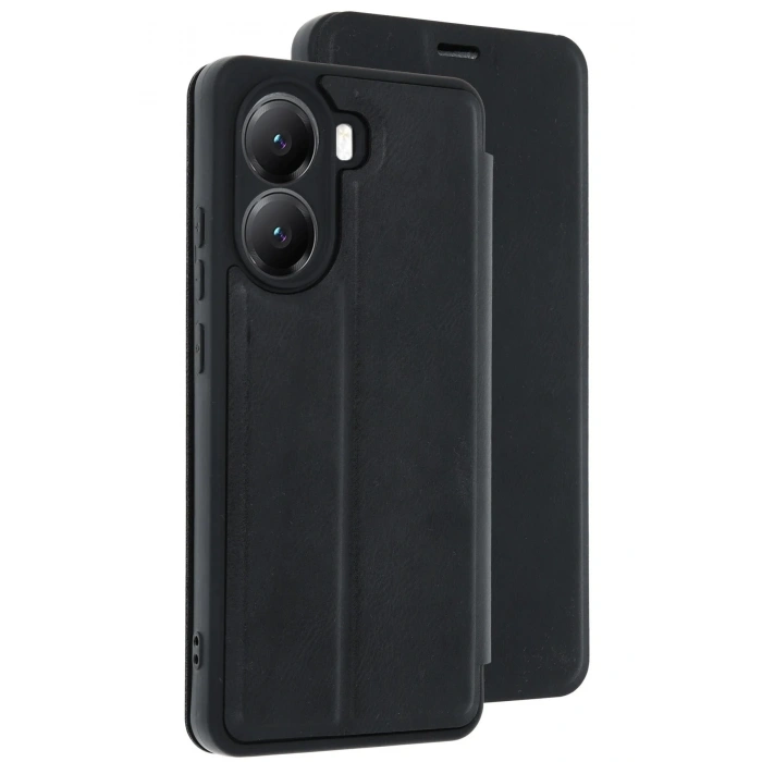 Mey İthalat®   Poco X7 Pro Kılıf Flip Cover - Siyah