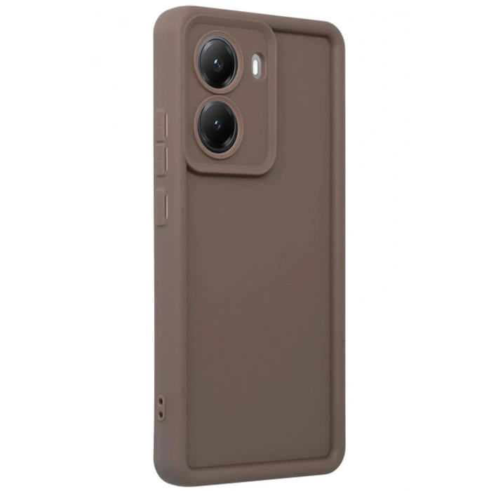 Mey İthalat®   Poco X7 Pro Viera Silikon - Kahverengi