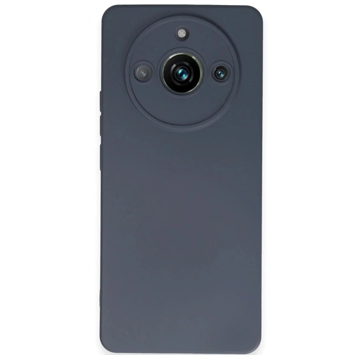 Mey İthalat®  Realme 11 Pro Kılıf Nano içi Kadife Silikon - Gri