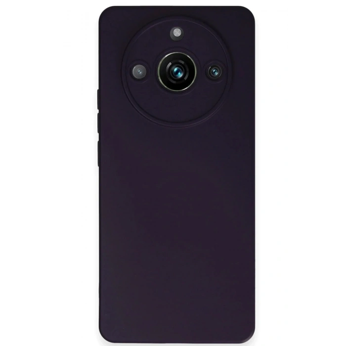 Mey İthalat®  Realme 11 Pro Kılıf Nano içi Kadife Silikon - Mor