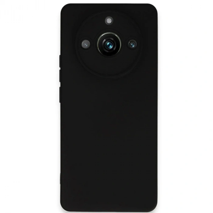 Mey İthalat®  Realme 11 Pro Kılıf Nano içi Kadife Silikon - Siyah