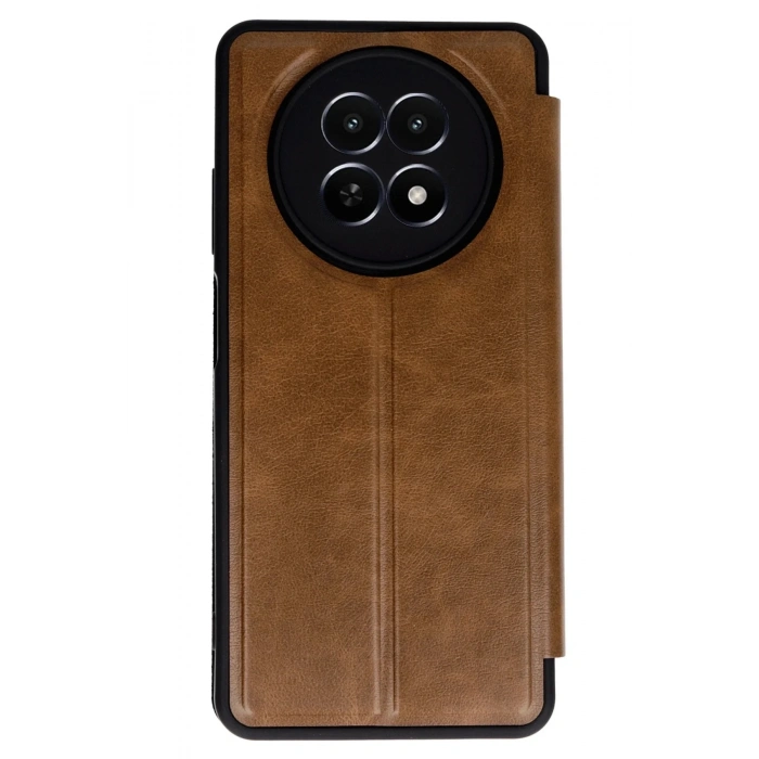 Mey İthalat®  Realme 12 5G Kılıf Flip Cover - Taba