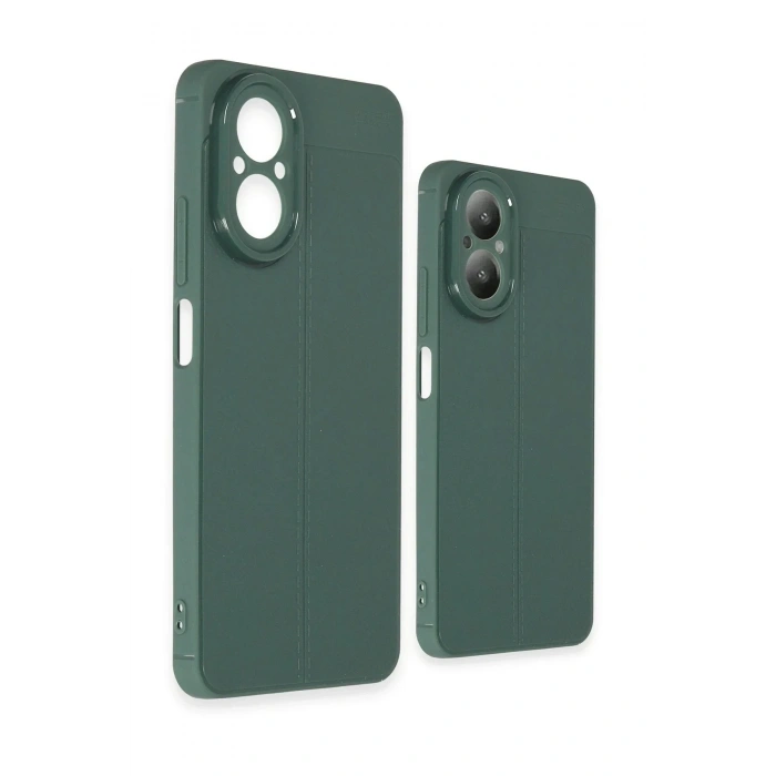 Mey İthalat®  Realme 12 Lite Kılıf Auto Focus Kapak - Koyu Yeşil